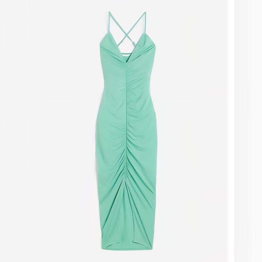 H&M Mint Green Backless Dress